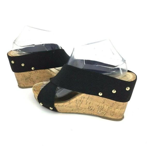 Madden Girl Nautic Cork Wedge Slide Size 8.5 - Picture 5 of 8